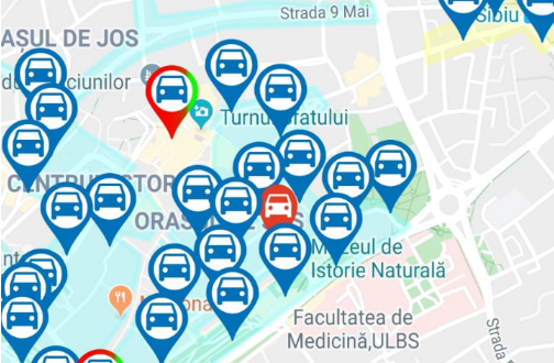 Aplicația mobilă pentru plata parcării în Sibiu a fost îmbunătățită