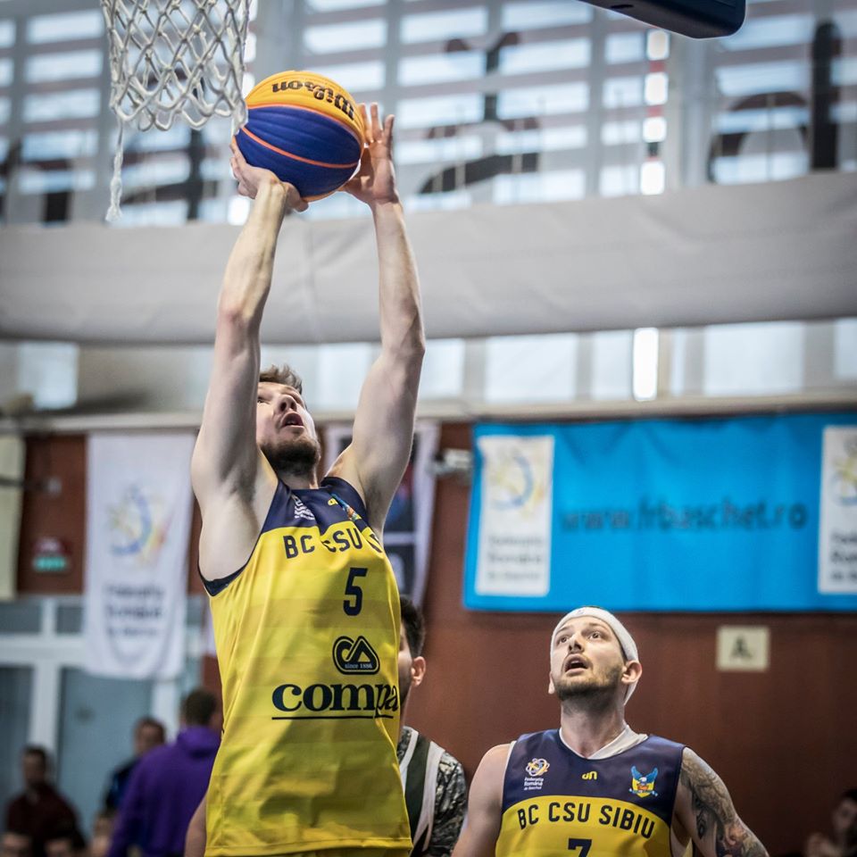 Echipa de baschet 3×3 a CSU Sibiu s-a calificat la Turneul Final al Cupei României