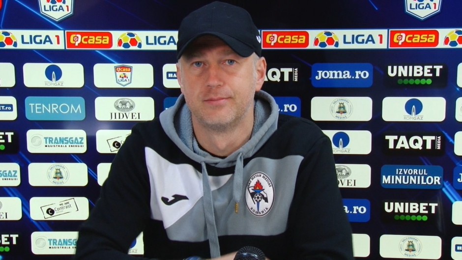 Război total între Mediaș și Craiova – Edi Iordănescu: Papura este destul de flexibilă și se duce în funcție de direcția vântului