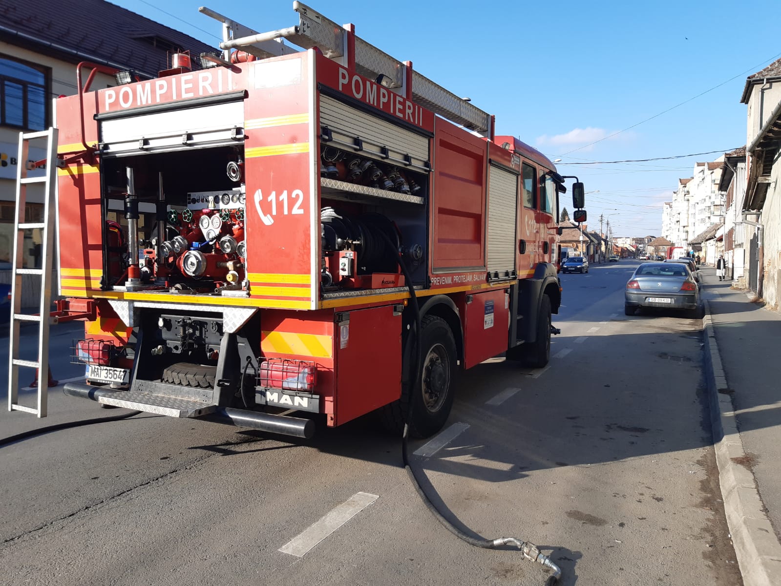 Incendiu la o casă din Ighișu Nou