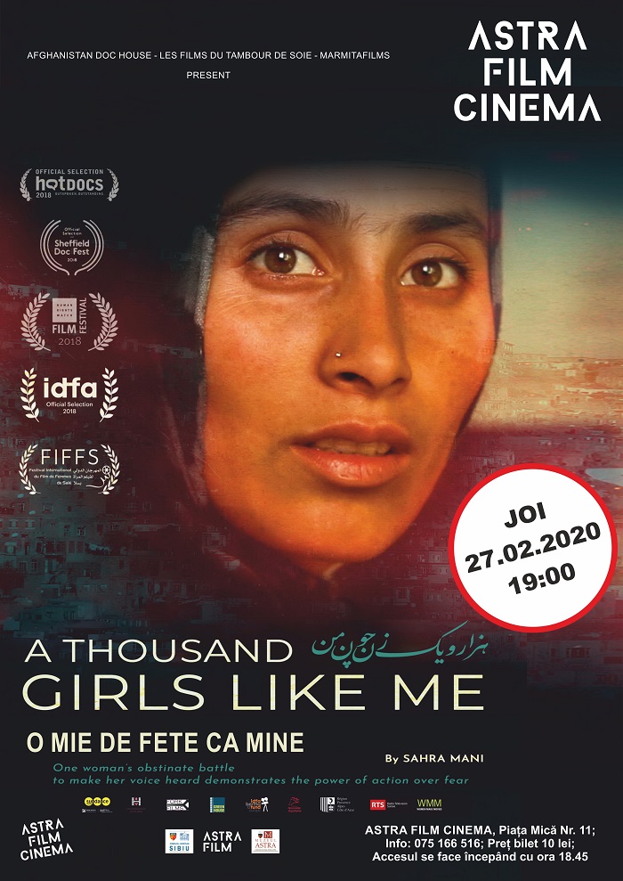 Documentarul „O mie de fete ca mine”, proiectat joi la Astra Film Cinema