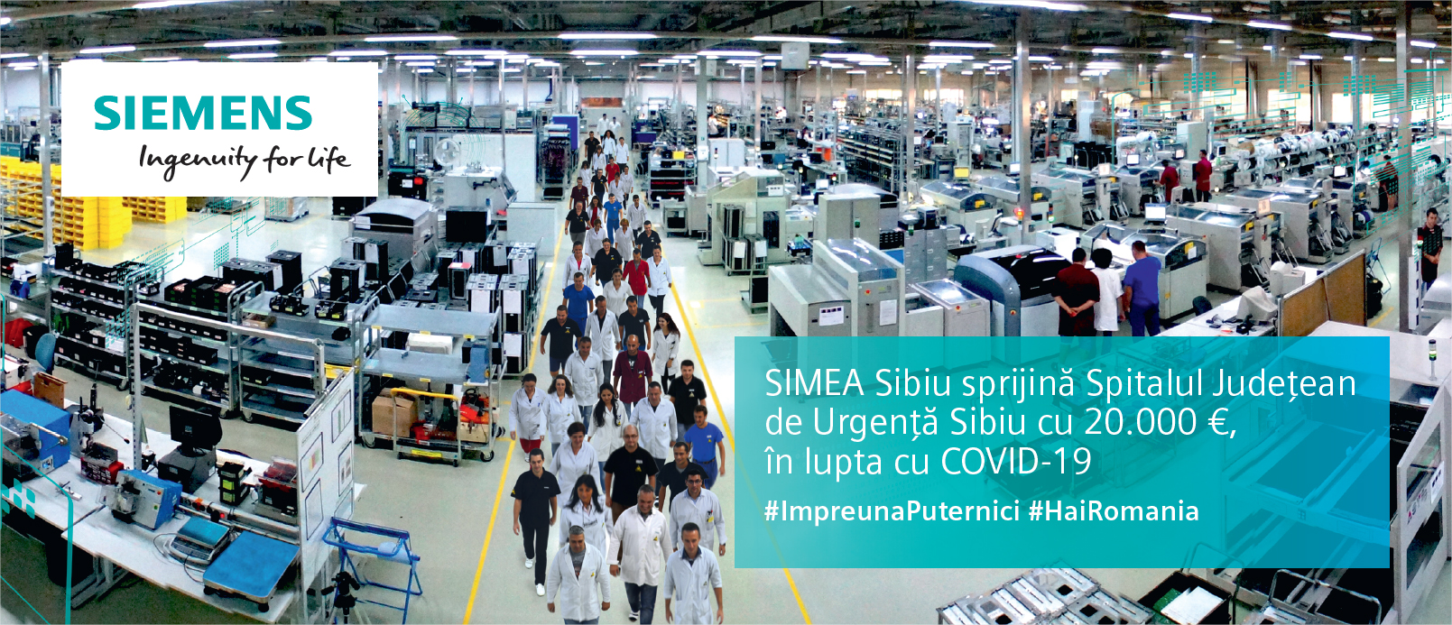 SIMEA Sibiu SRL sprijină cu suma de 20.000 de Euro Spitalul Clinic Județean de Urgență Sibiu
