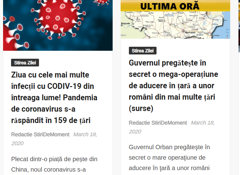 Primul site de știri propus pentru închidere de MAI