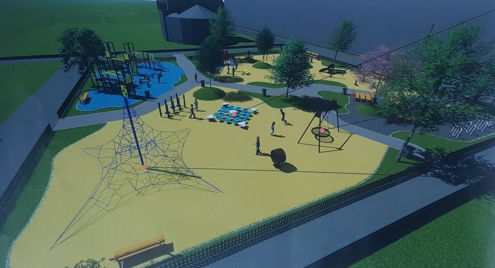 Loc de joacă ultramodern în cartierul Vitrometan din Mediaș