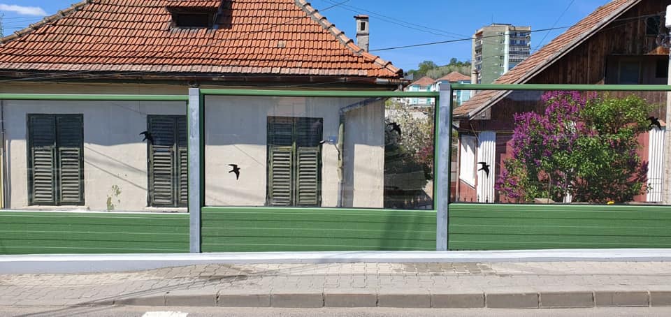 FOTO: Panouri fonoabsorbante în zona podului peste râul Târnava Mare, în Mediaș