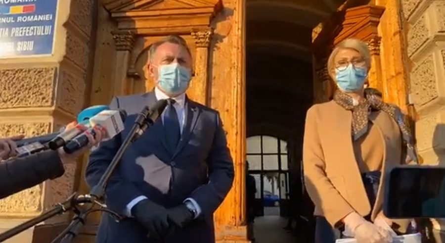 VIDEO Ministrul Sănătății, Nelu Tătaru: “Nu avem cazuri multe, la Sibiu. În două trei zile vom avea rezultatul testelor în aceeași zi”