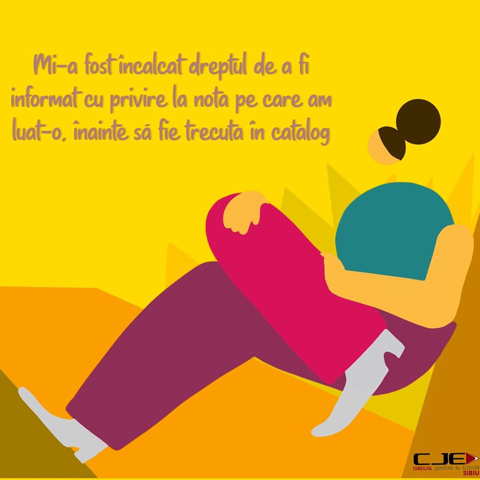 Cunoașterea notei înainte de a fi scrisă în catalog, cel mai încălcat drept al elevilor în județul Sibiu