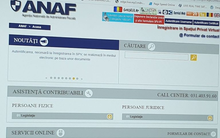 25 mai – ultima zi de depunere a declaraţiei unice