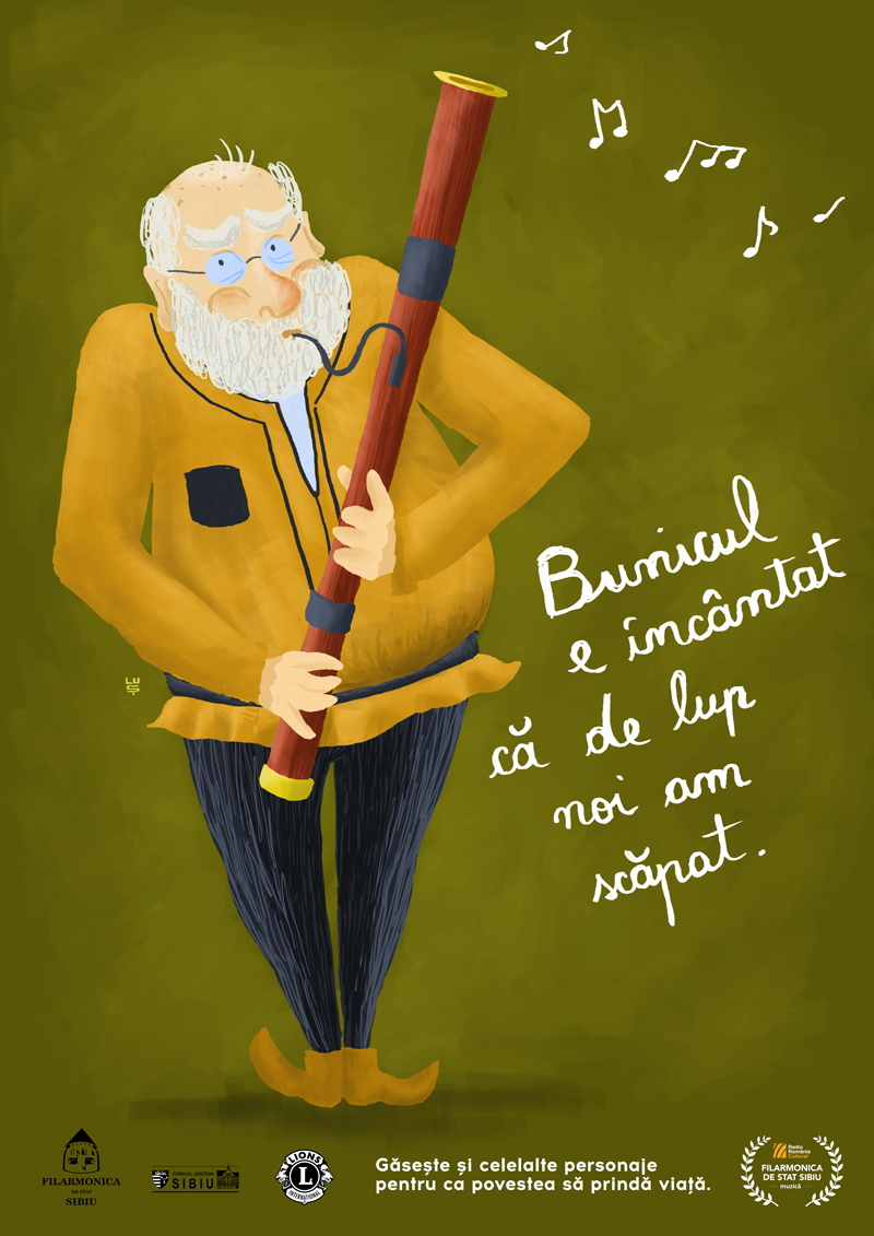 „Petrică și lupul”, cadoul Filarmonicii de Stat Sibiu pentru copii, de ziua lor