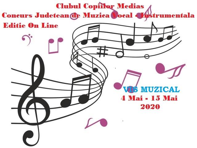 „Vis muzical”- Concurs muzical online în județ