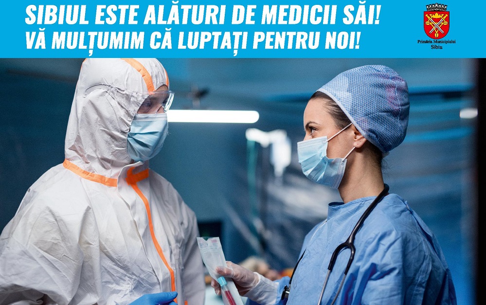Primăria Sibiu menține gratuitatea la parcare pentru personalul medico-sanitar din Sibiu