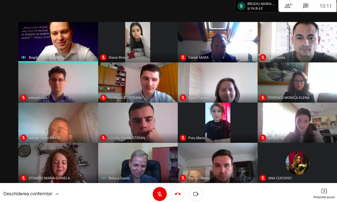 Peste 80 de studenți din țară și străinătate au dezbătut provocările viitorului, online, la ULBS