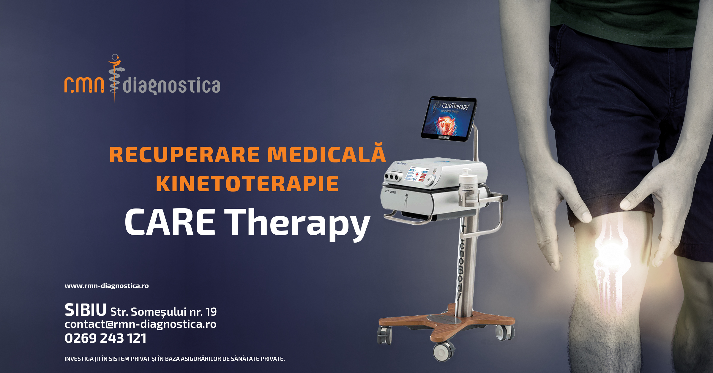 Recuperare medicală și Kinetoterapie la RMN Diagnostica Sibiu