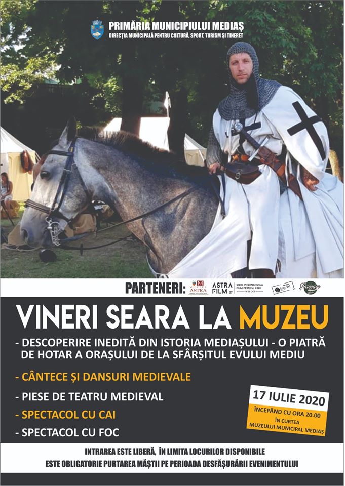 „Festivalul Mediaș Cetate Medievală în vreme de restriște“ în curtea Muzeului Municipal