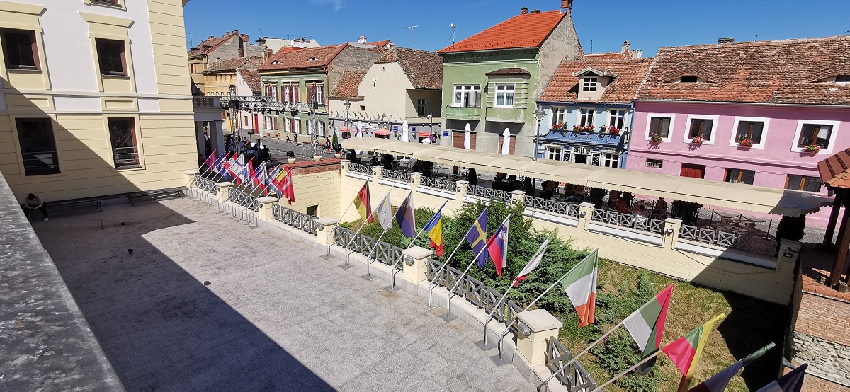 Concerte pe acoperiș, susținute de Filarmonica de Stat Sibiu