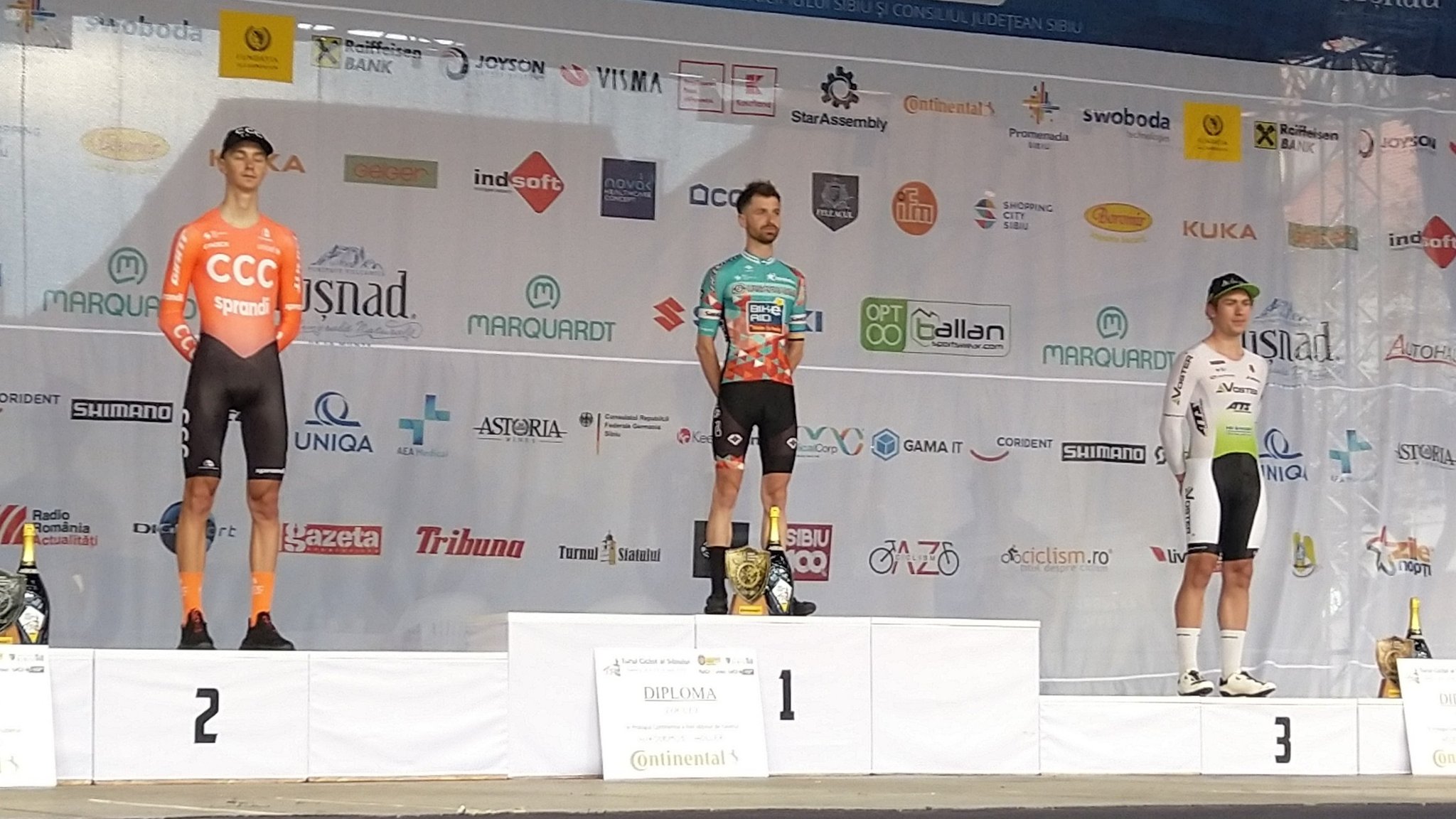 Prologul Turului Ciclist al Sibiului a fost câștigat de un sportiv german