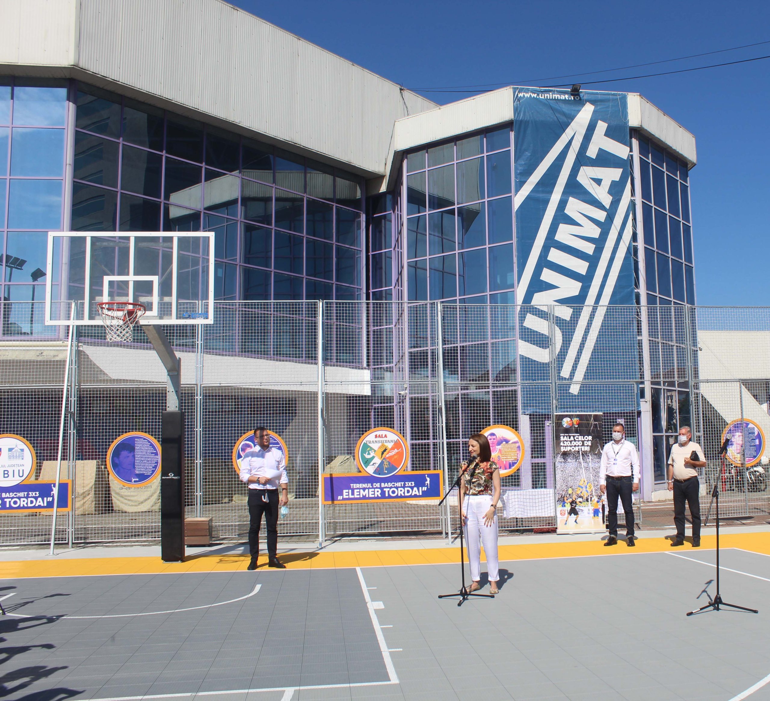 Terenul de baschet Elemer Tordai a fost inaugurat