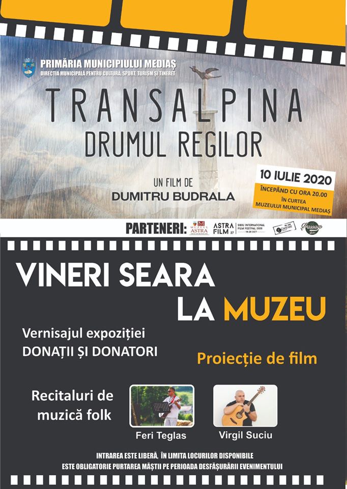„Vineri seara la muzeu“, în iulie și august la Muzeul Municipal Mediaș