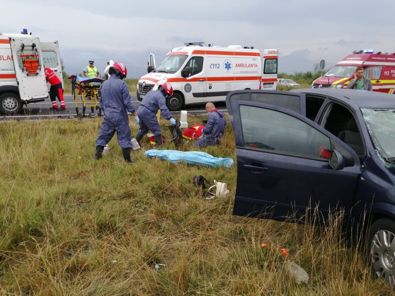 UPDATE| Accident mortal pe DN1, în Scoreiu. Două persoane și-au pierdut viața
