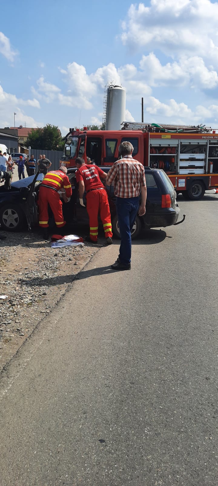 Copil de trei ani, la spital, după ce a fost implicat într-un accident în Agnita