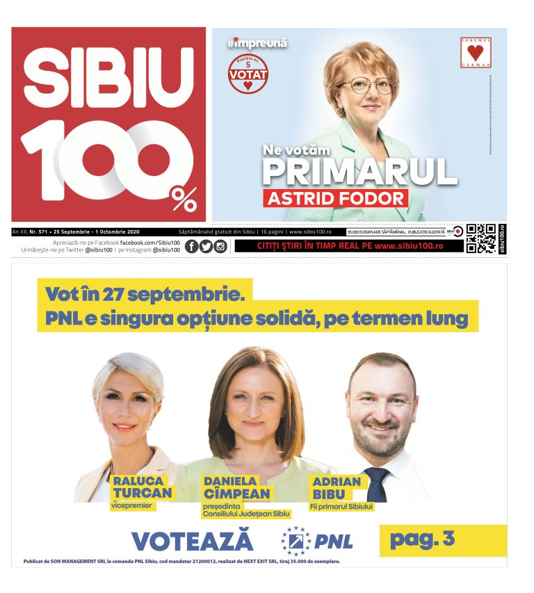 Sibiu 100% Editia 571