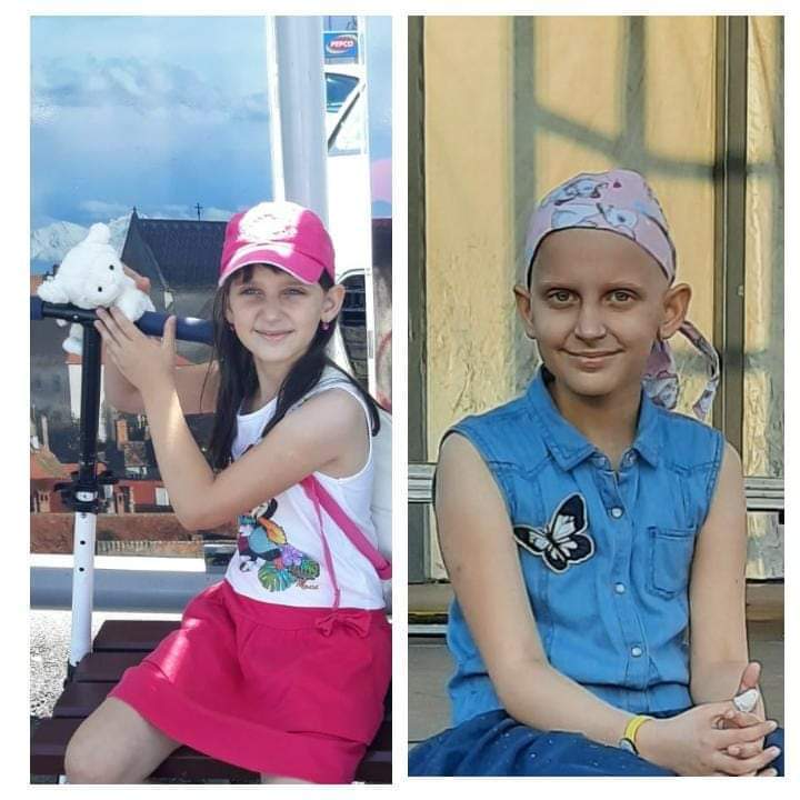 Denisa, o fetiță de nouă ani, diagnosticată cu Sarcom Ewing, are nevoie de ajutorul nostru