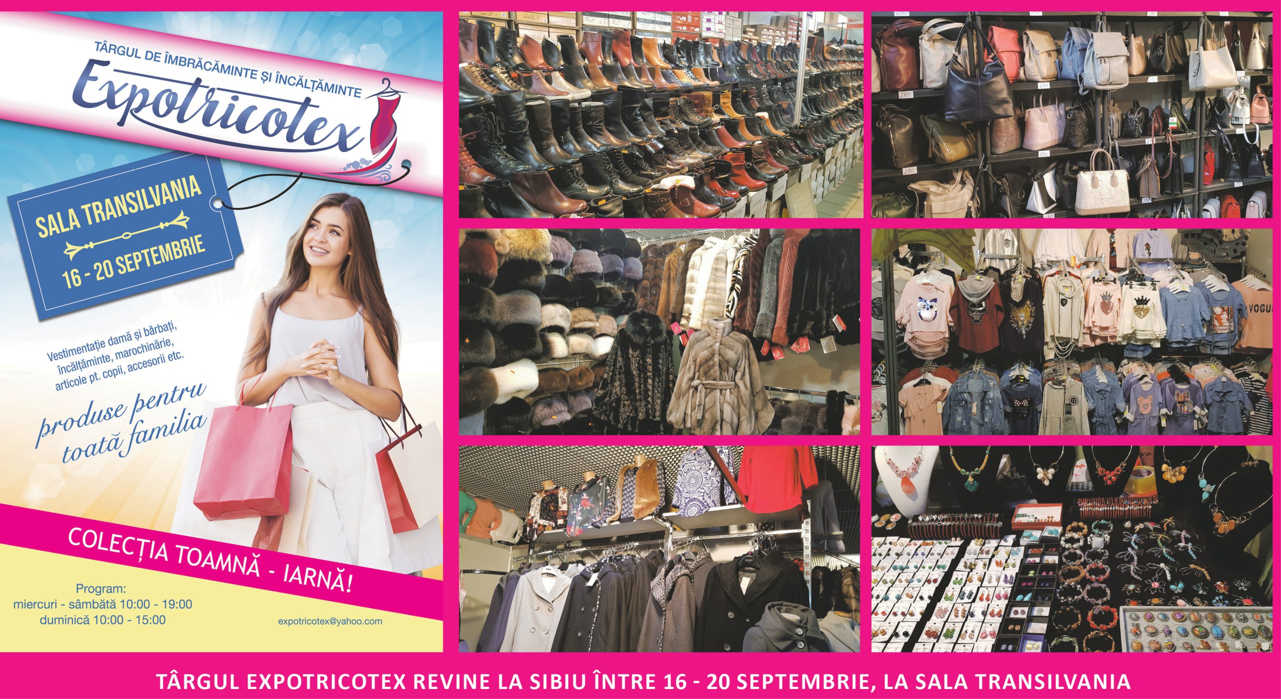 A început Târgul de îmbrăcăminte și încălțăminte „Expotricotex”