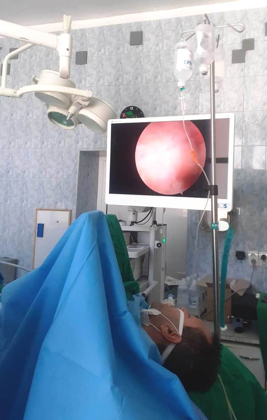 FOTO: Linie de endoscopie de ultimă generație la Ortopedia Spitalului Județean Sibiu