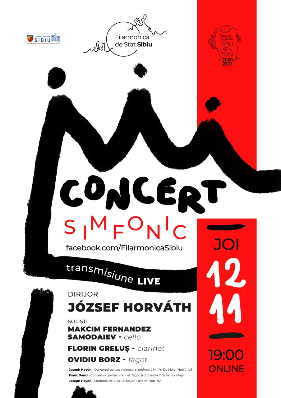Orchestra Filarmonicii de Stat Sibiu revine pe scenă într-un concert care va fi transmis online