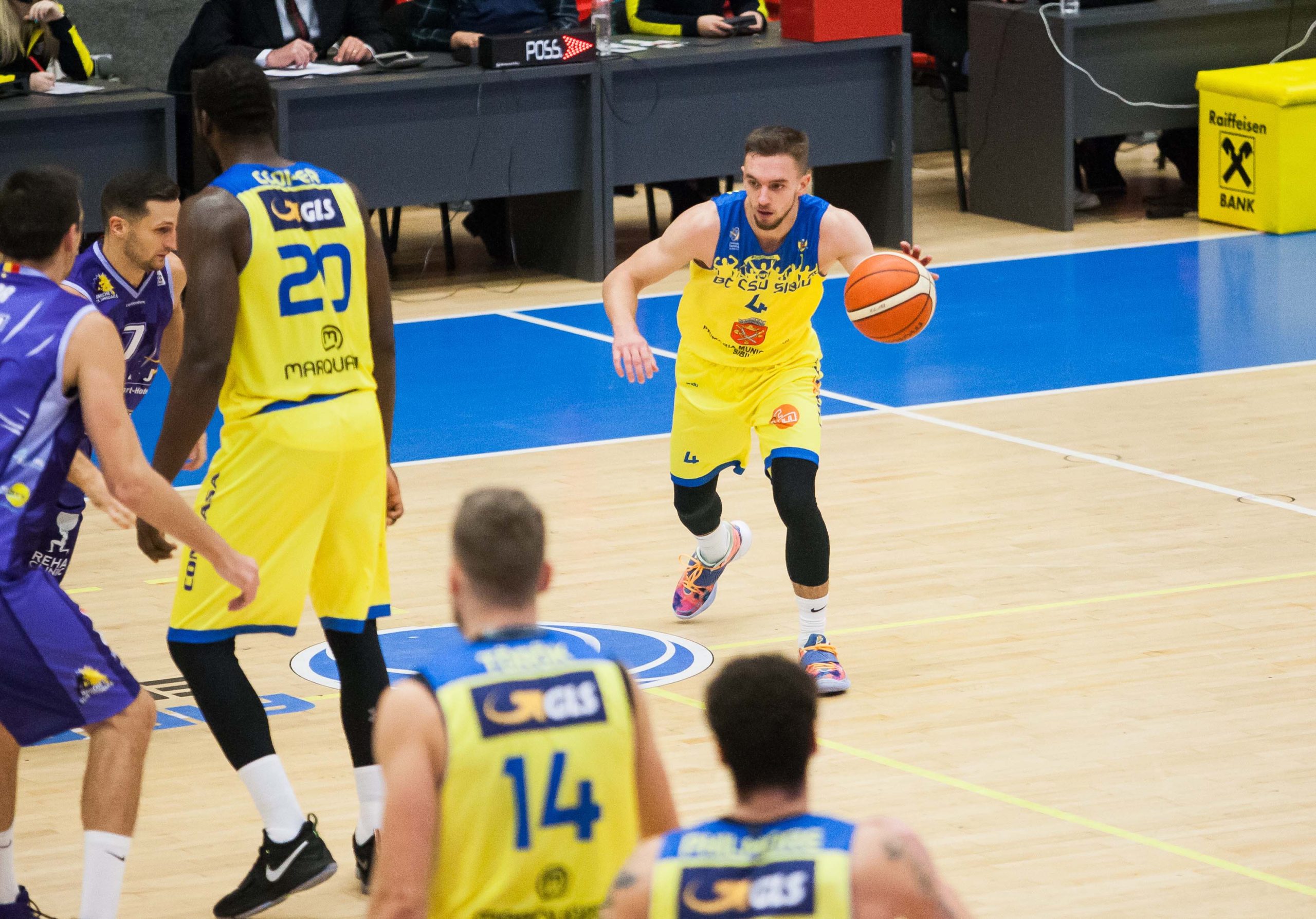 CSU Sibiu vizează a doua victorie în Europa