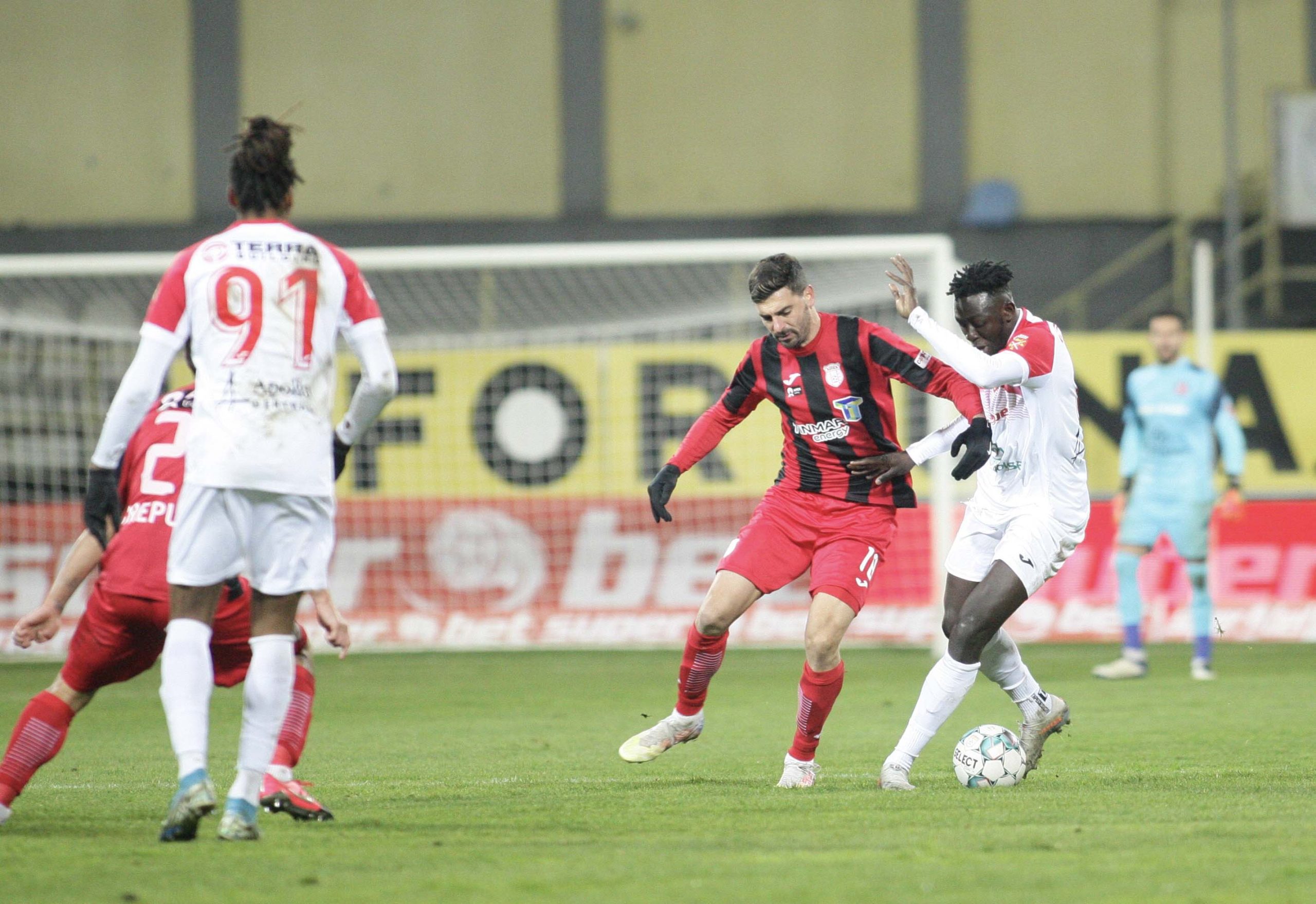 FC Hermannstadt a pierdut în fața ultimei clasate din Liga I