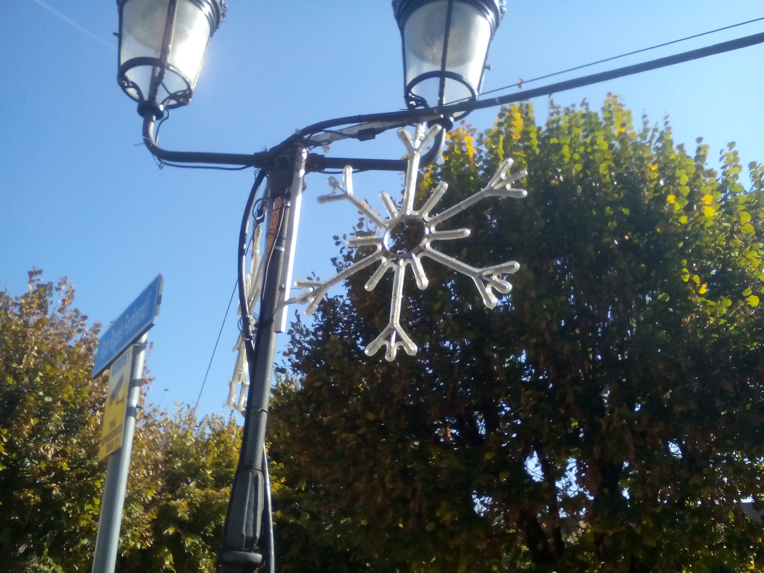 Mediașul este împodobit pentru Sărbătorile de Iarnă