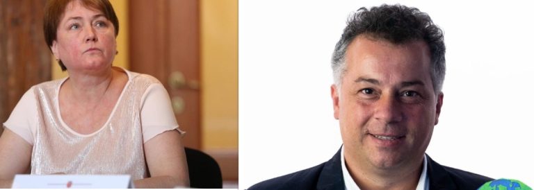 Corina Bokor și Alexandru Dumbravă, viceprimarii municipiului Sibiu