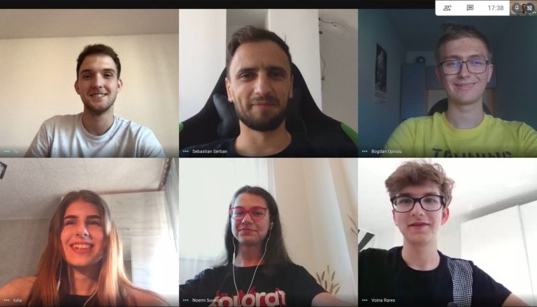 Cinci elevi din Sibiu au creat o aplicație care a fost premiată la Festivitatea Academiei DpIT 2020