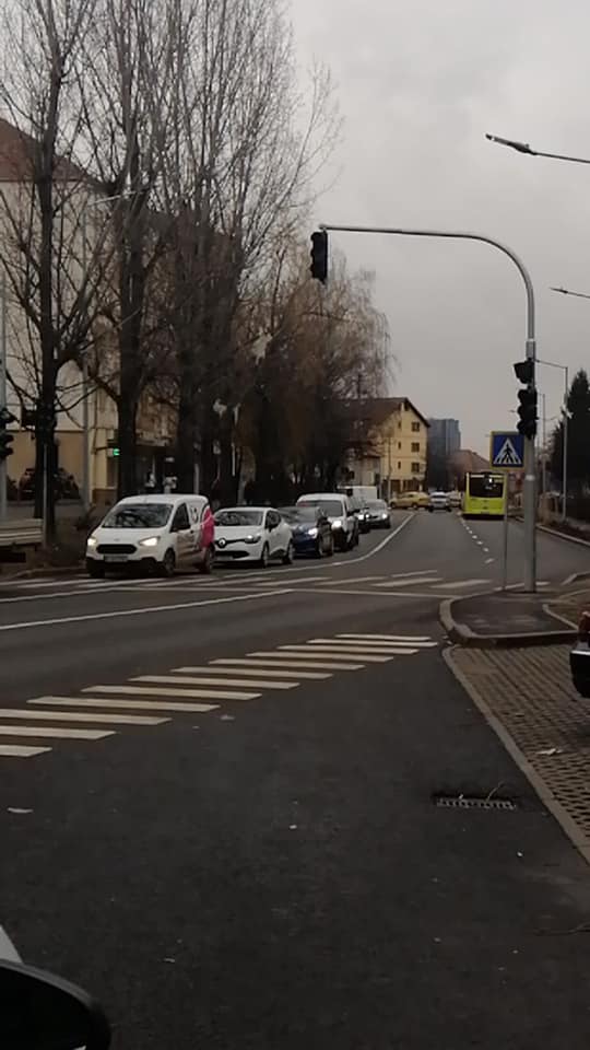De ce e aglomerație pe Calea Cisnădiei