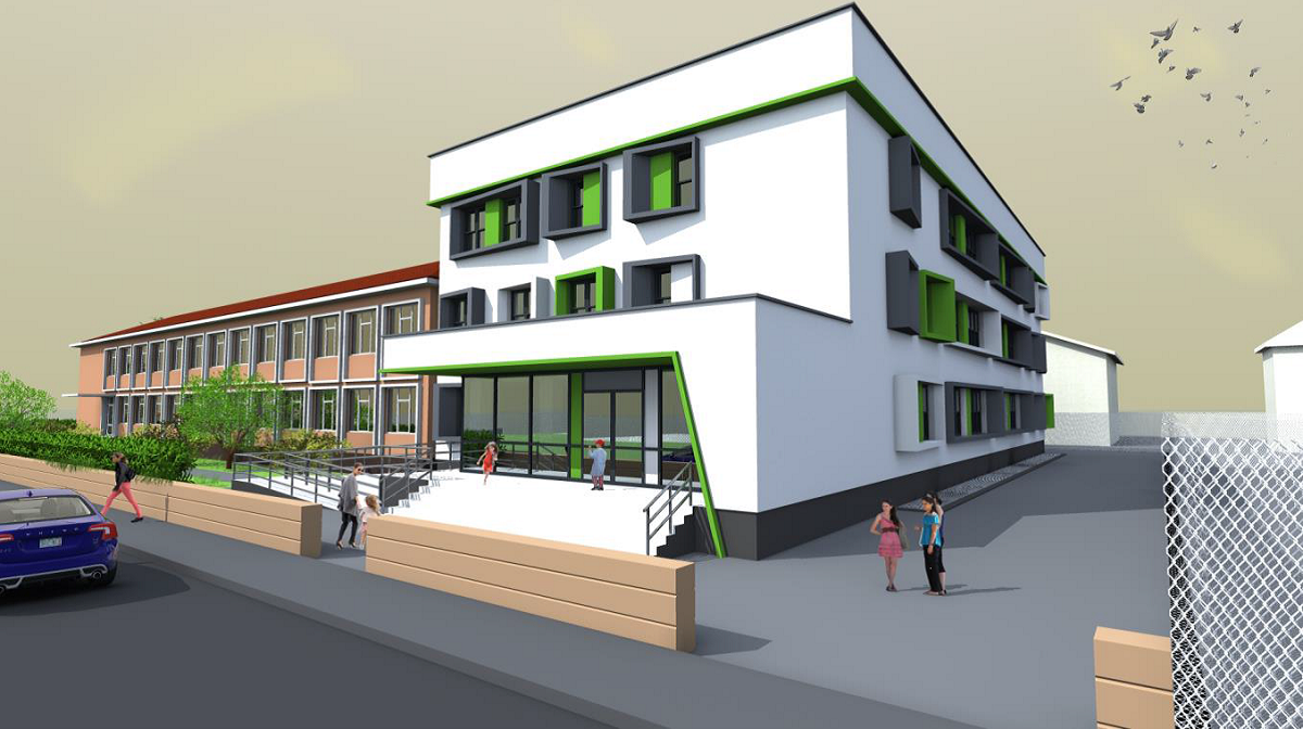 Începe extinderea Școlii Gimnaziale „I. L. Caragiale”. Un nou corp de clădire, cu 11 săli de clasă, de gimnastică, bibliotecă și cabinet medical