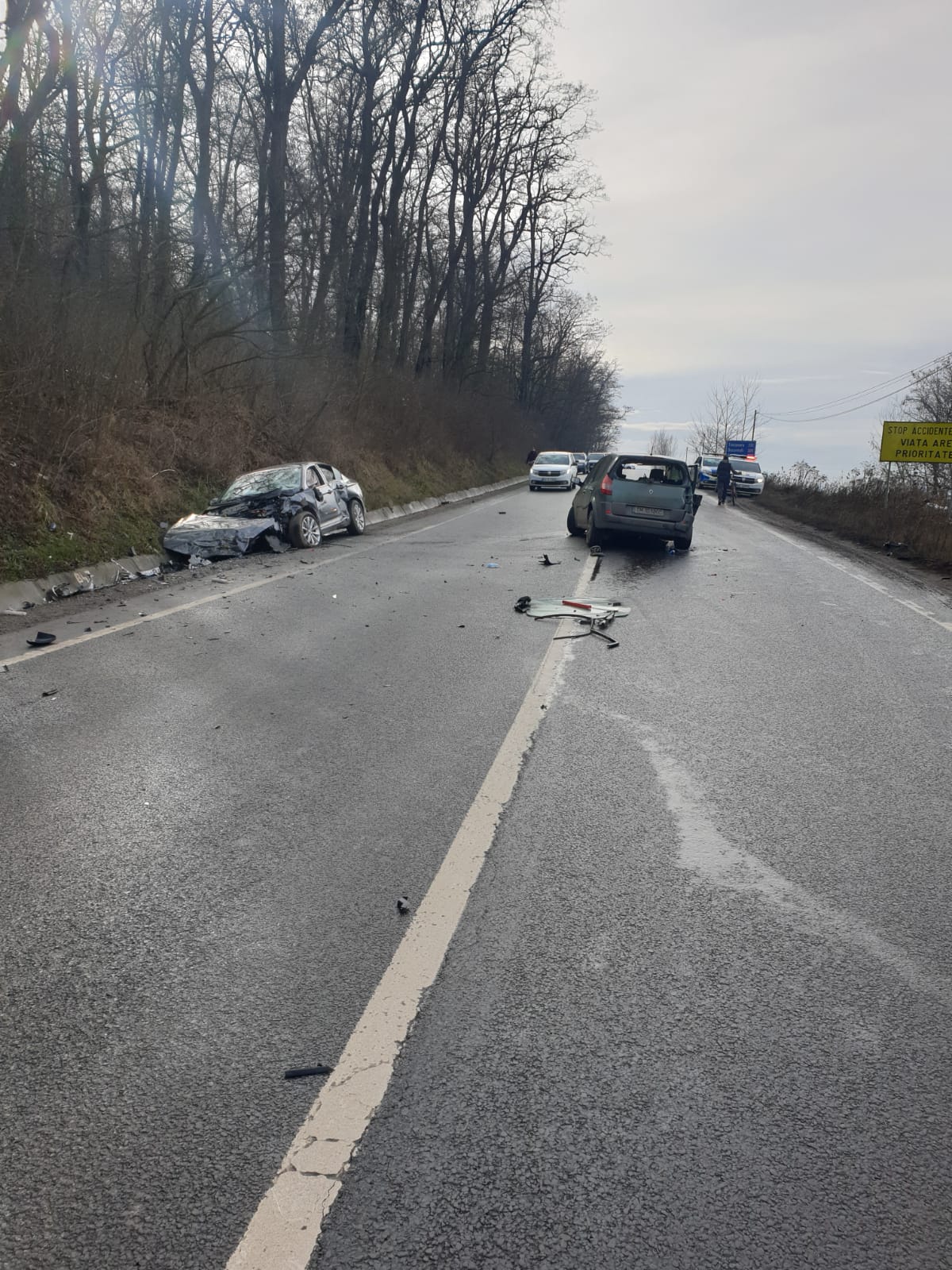 Accident în Mediaș. Trei persoane au fost rănite