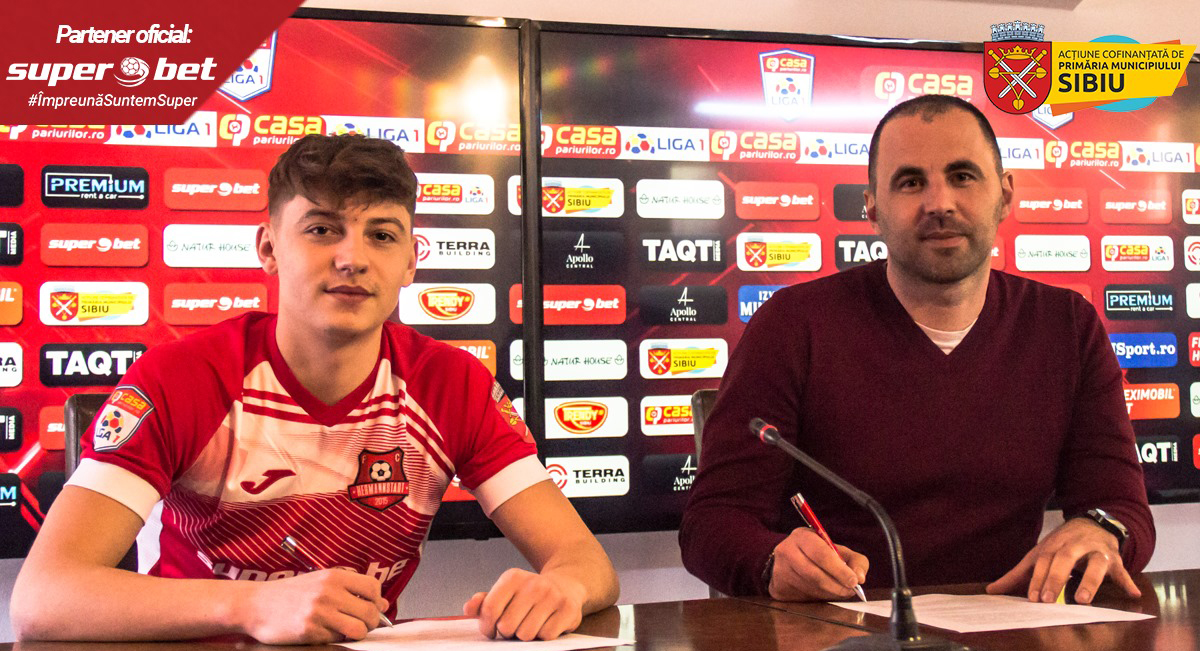 Alexandru Oroian a semnat cu FC Hermannstadt