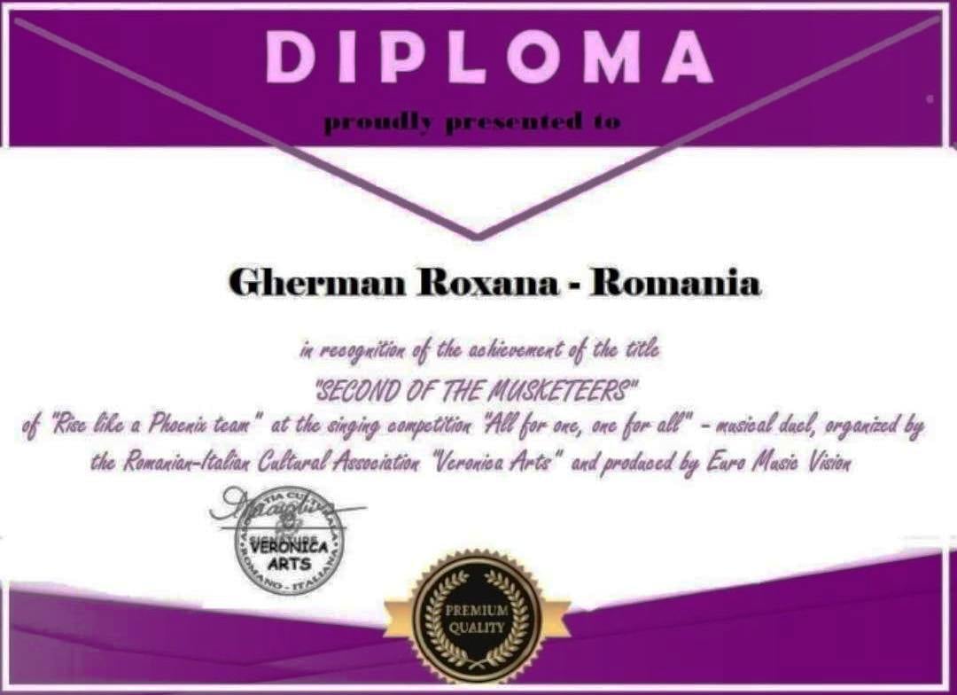 Premiu important la un concurs muzical pentru o tânără din Mediaș