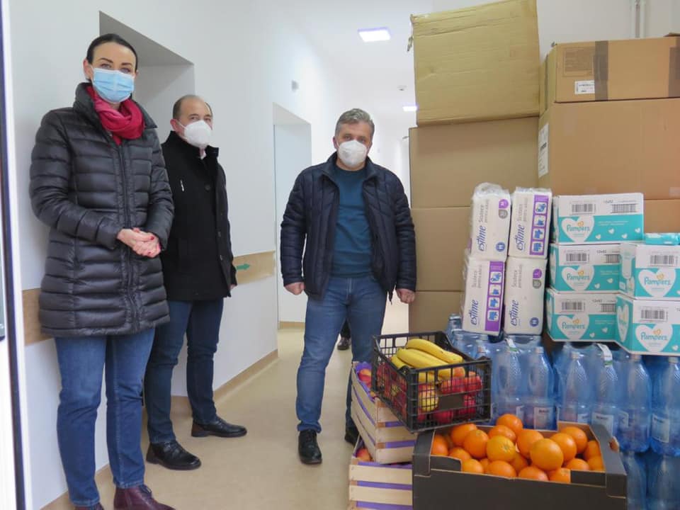 FOTO: Campanie de donații pentru Secția COVID de la Spitalul Municipal Mediaș