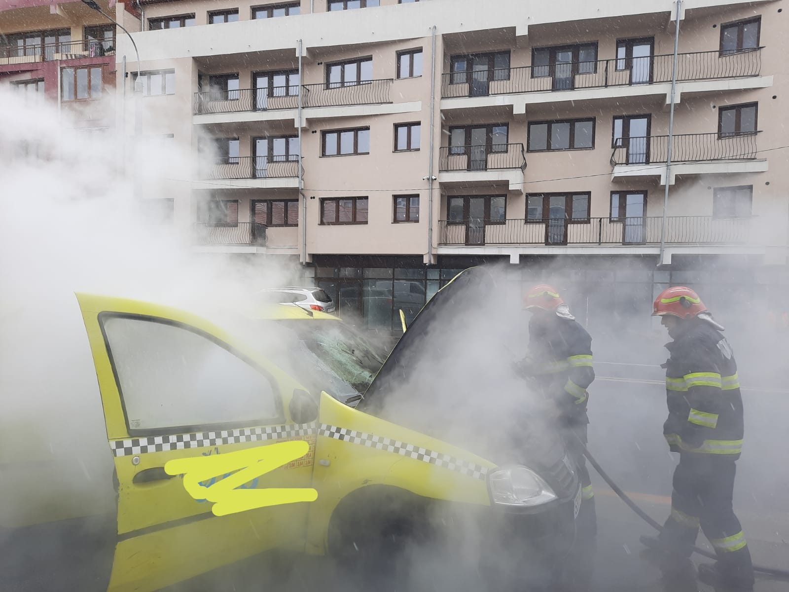 FOTO: 4 incendii s-au produs în județul Sibiu, miercuri dimineața