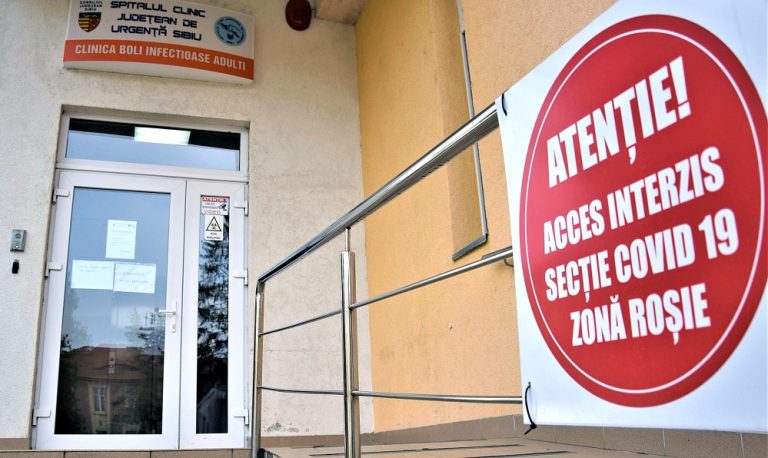 Spitalul Județean Sibiu reduce numărul de paturi COVID, ca urmare a numărul scăzut de cazuri