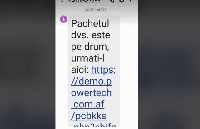 Avertisment de la Poliția Română: NU accesați acest link primit prin SMS
