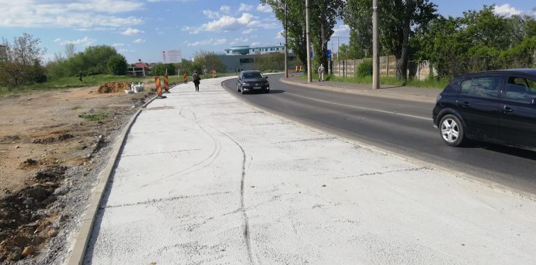 Pista de biciclete Ștrand – Sub Arini, încă un proiect întârziat și amânat