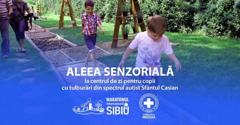 Vis realizat, alee senzorială pentru copiii cu autism din Mediaș
