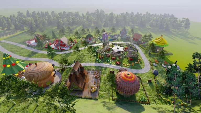 VIDEO Un nou parc de distracții tematic, deschis în Sibiu, lângă „Castelul de lut”