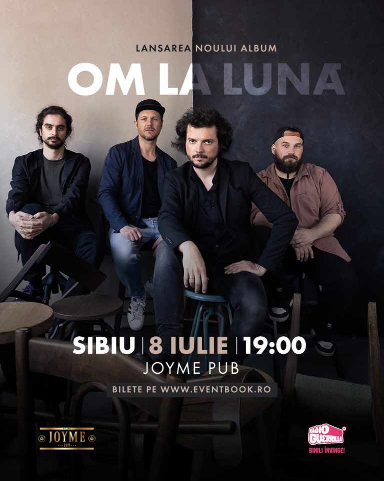 Om la lună lansează noul album, într-un concert pe 8 iulie, în Sibiu