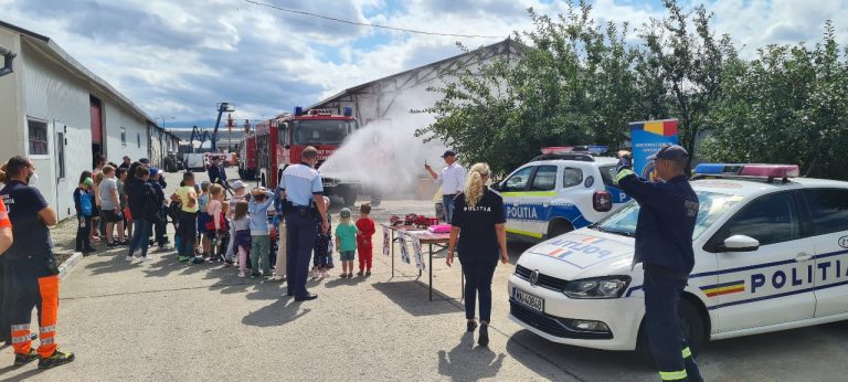 Acțiune de informare a copiilor și tinerilor din Sibiu – Ziua Serviciilor de Urgență 112