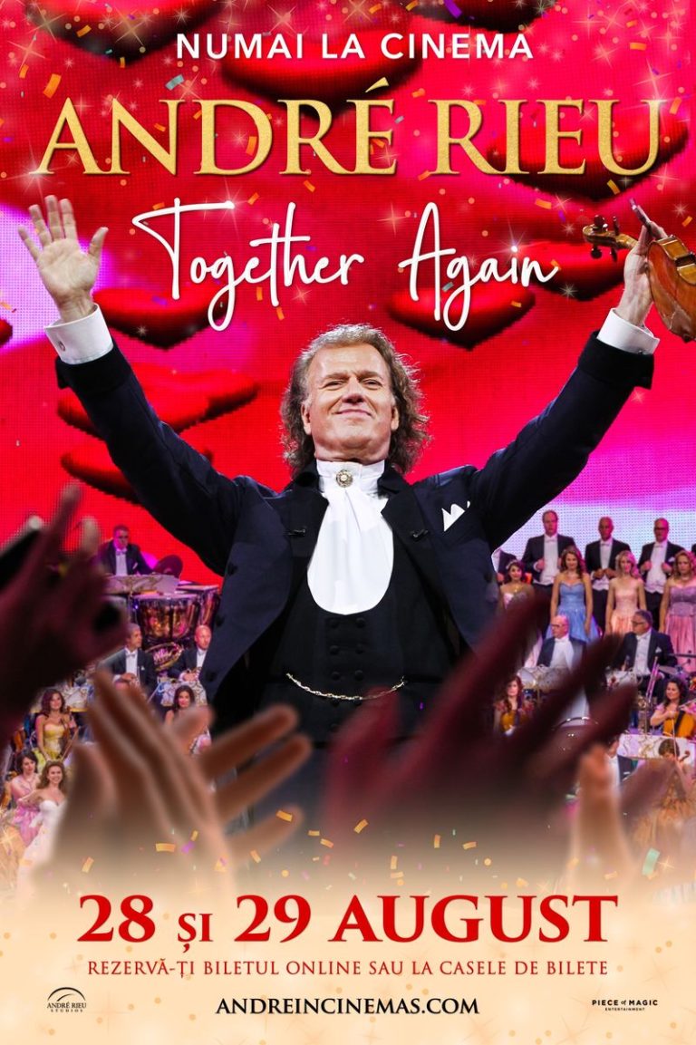 Concertul de vară ,,Împreună din nou‘‘ (Together again) al lui André Rieu poate fi văzut la CineGold.