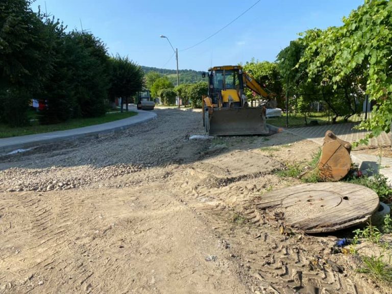 Lucrările din cartierul medieşean Vasia, aproape de finalizare